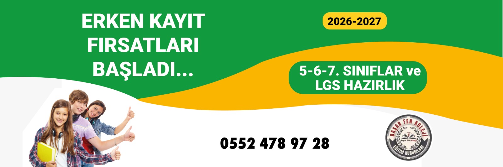 2026-2027 Kayıtları Başladı